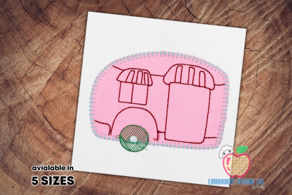 Camper Birdhouse Applique Embroidery Review