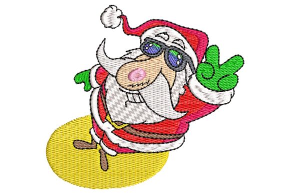 Cool Santa Embroidery Review for Boutique Sweatshirts