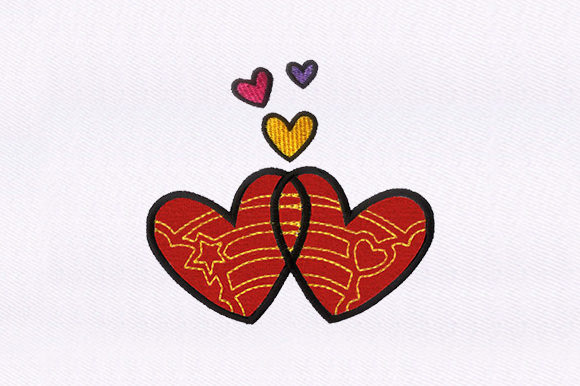 Couple Hearts Embroidery Design Review