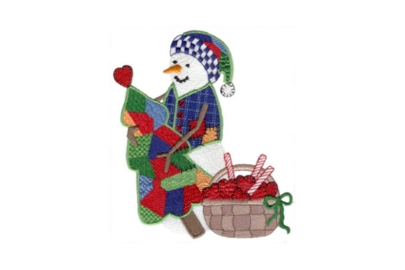 Patchwork Snowman Embroidery Review