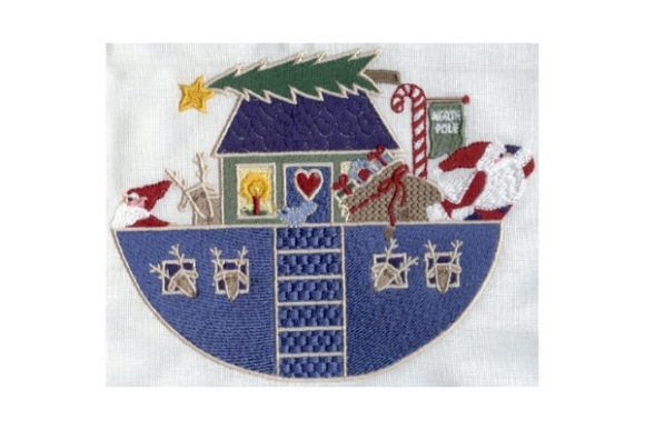 Santa's Ark Filled Embroidery Design Review