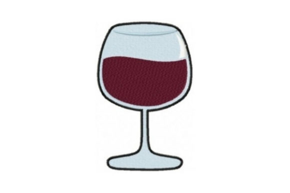 Short Red Wine Glass Embroidery Review