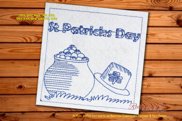 St Patricks Day Pot Embroidery Design Review