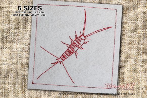 Zygentoma Lineart Embroidery Review
